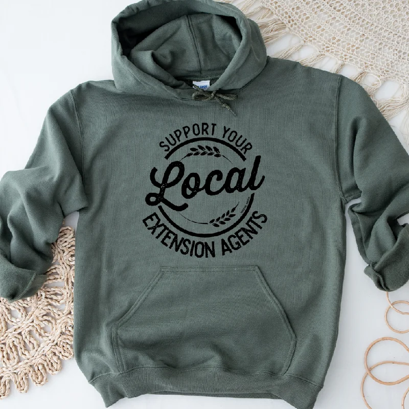 Support Your Local Extension Agents Hoodie (S-3XL) Unisex - Multiple Colors! Traditional Women's Wool Support Your Local Extension Agents Hoodie (S-3XL) Unisex - Multiple Colors! Traditional Women's Wool