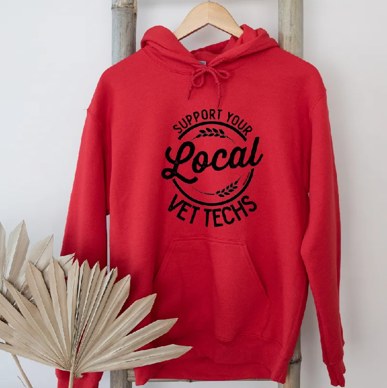 Support Your Local Vet Techs Hoodie (S-3XL) Unisex - Multiple Colors! Business