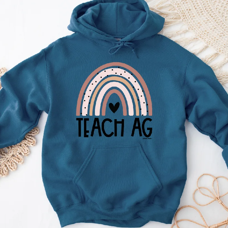 Teach Ag Rainbow Hoodie (S-3XL) Unisex - Multiple Colors!