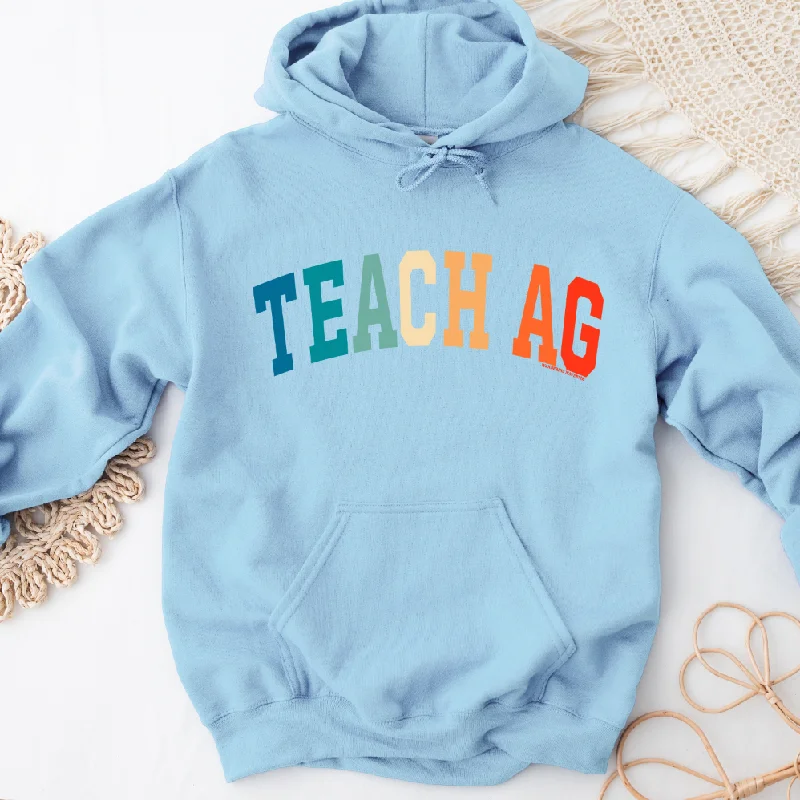 Varsity Teach Ag Color Hoodie (S-3XL) Unisex - Multiple Colors!