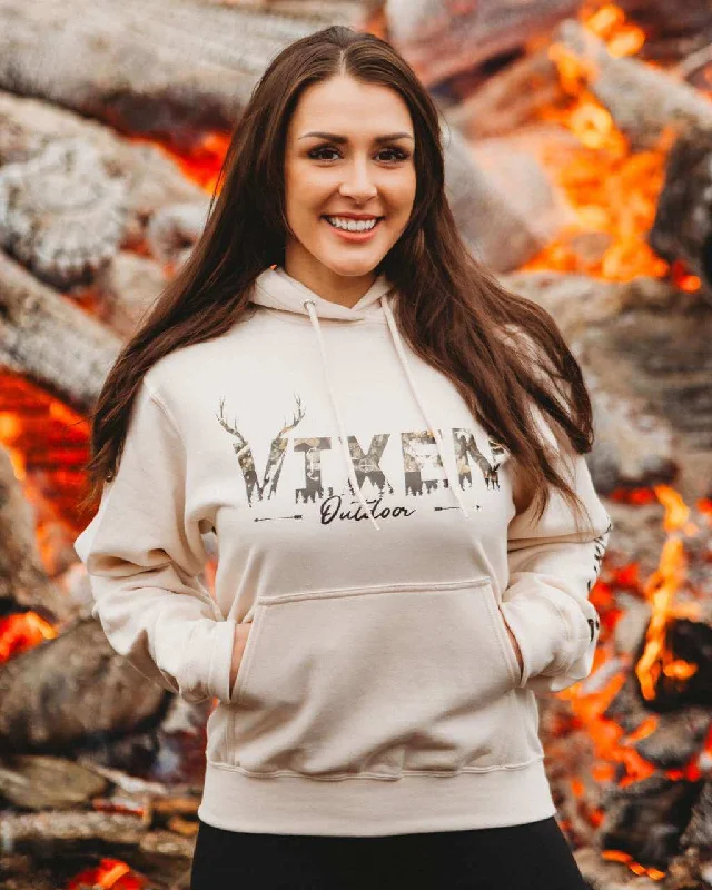 Vixen Huntress Pullover Hoodie - Natural Confident Women's High - fashion
