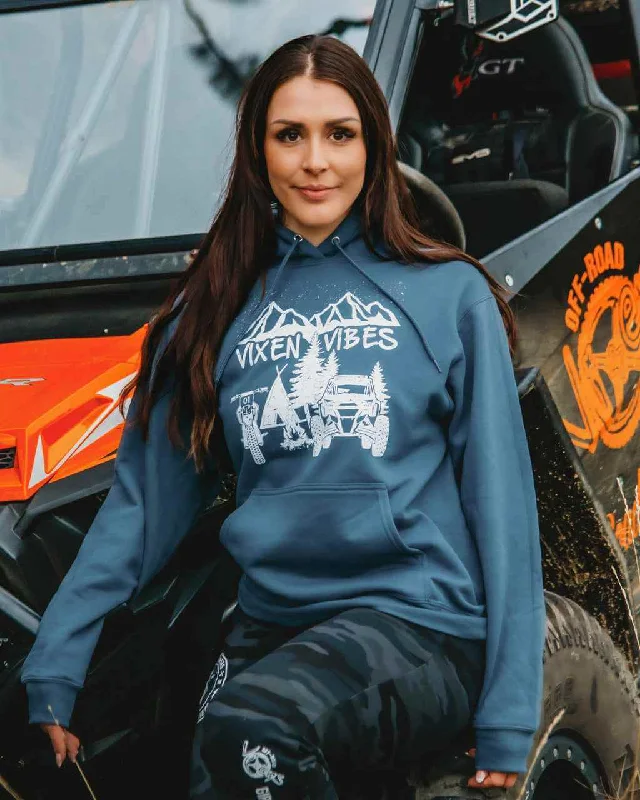 Vixen Vibes Unisex Pullover Hoodie Refined Women's Velvet