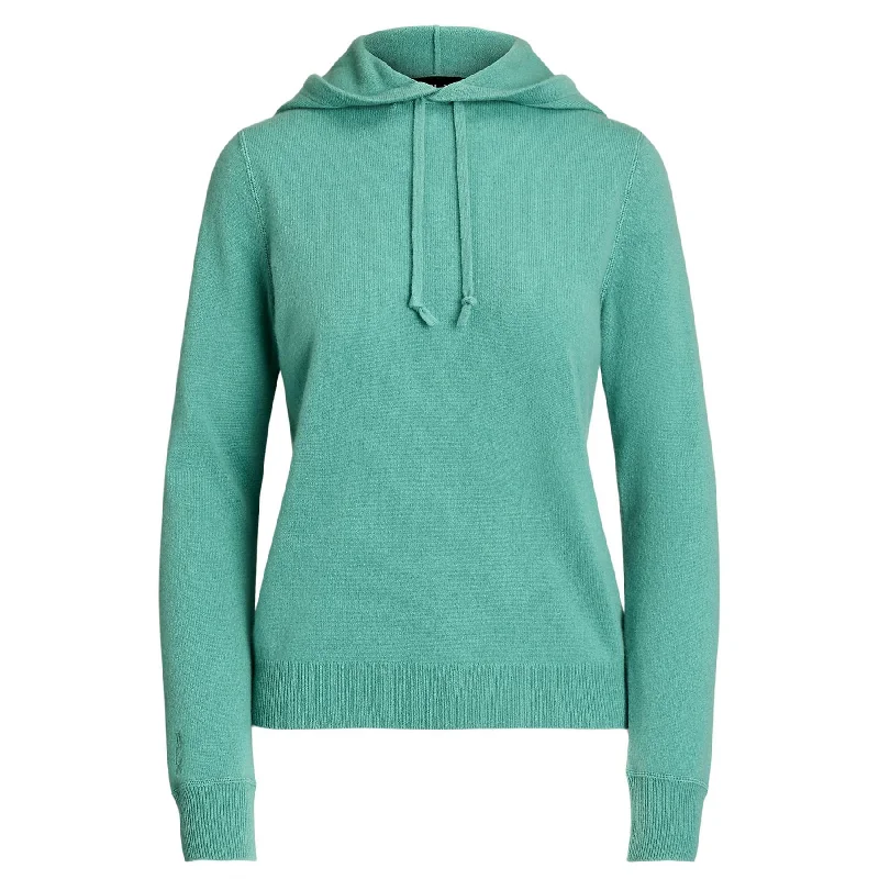 Womens RLX Cashmere Hoodie Haven Green - AW24 Tough Women's Military - inspired