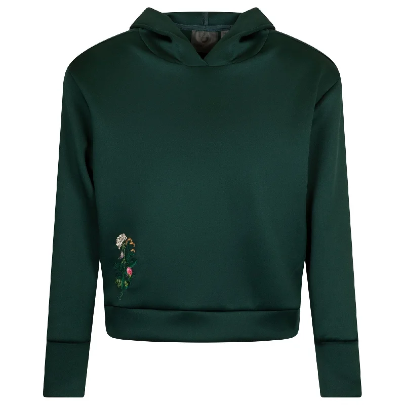 Womens Scuba Hoodie Alpine Green - AW24 Youthful Women's Anime - inspired