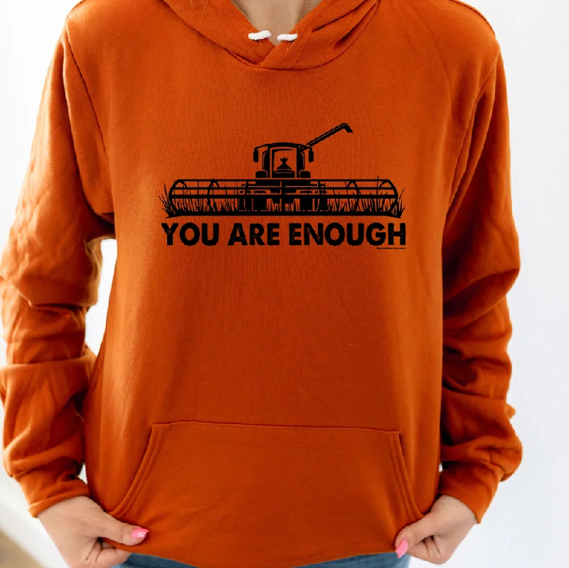 You Are Enough Hoodie (S-3XL) Unisex - Multiple Colors! French
